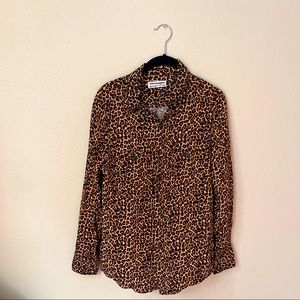 American Apparel Animal print button down